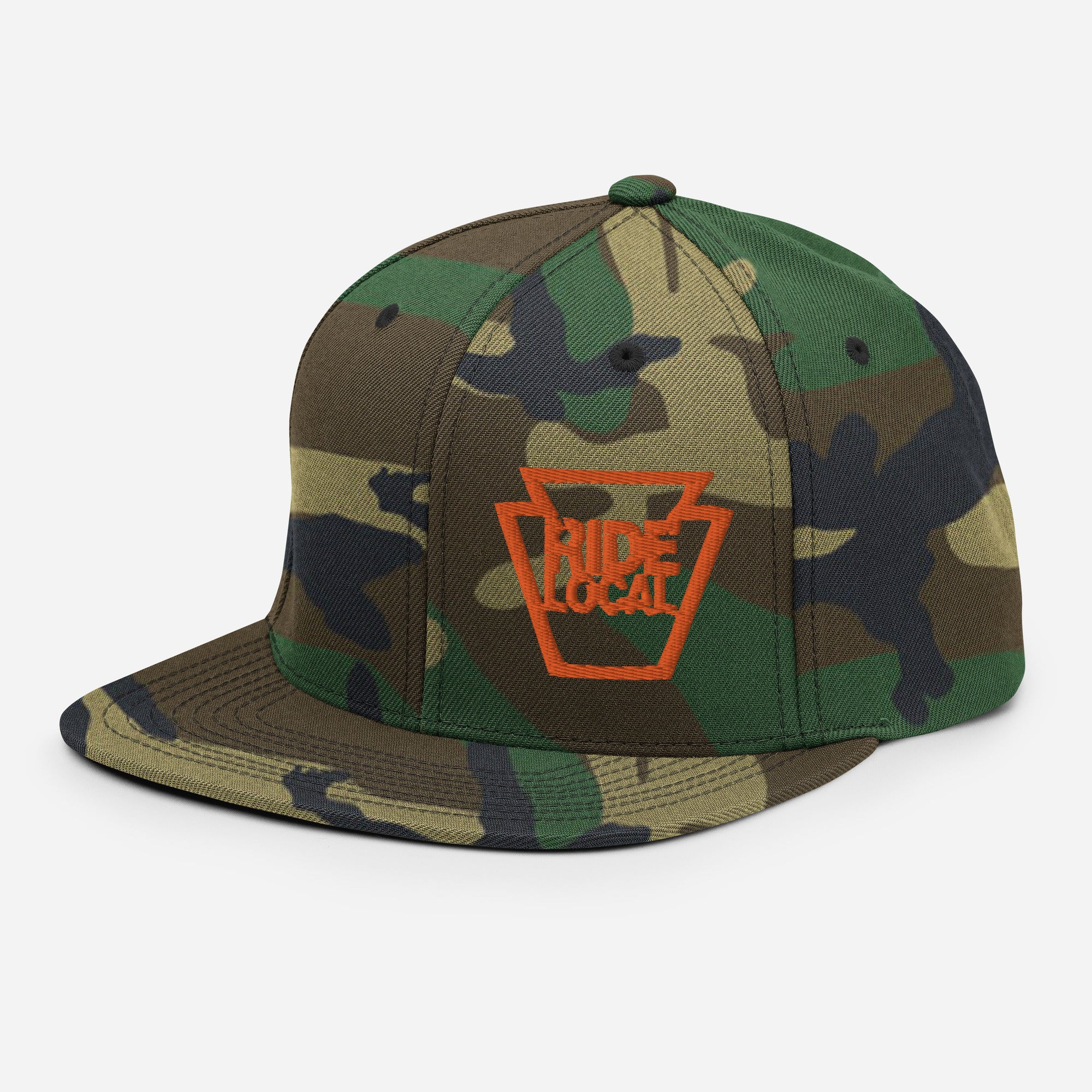 Nike Unisex Green Camouflage Print Baseball Cap